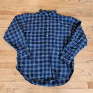 Brooks Brother Plaid Button Down Long Sleeve Shirt Men's Size XL